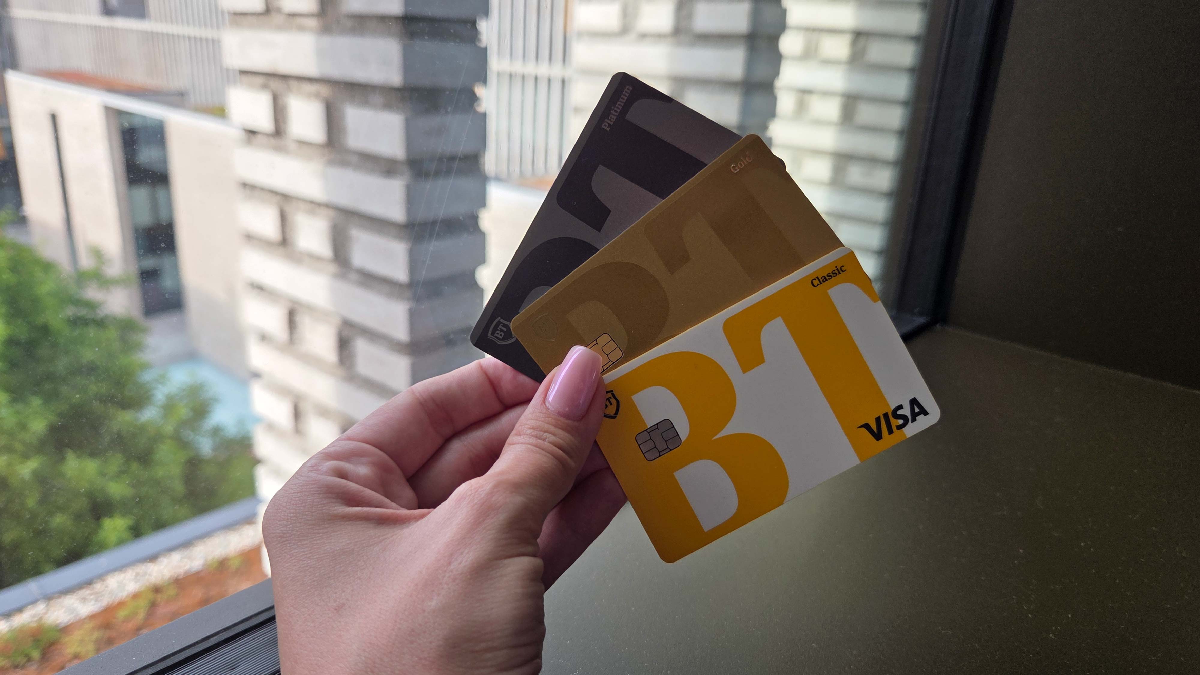 Your BT card comes by courier anywhere in the world